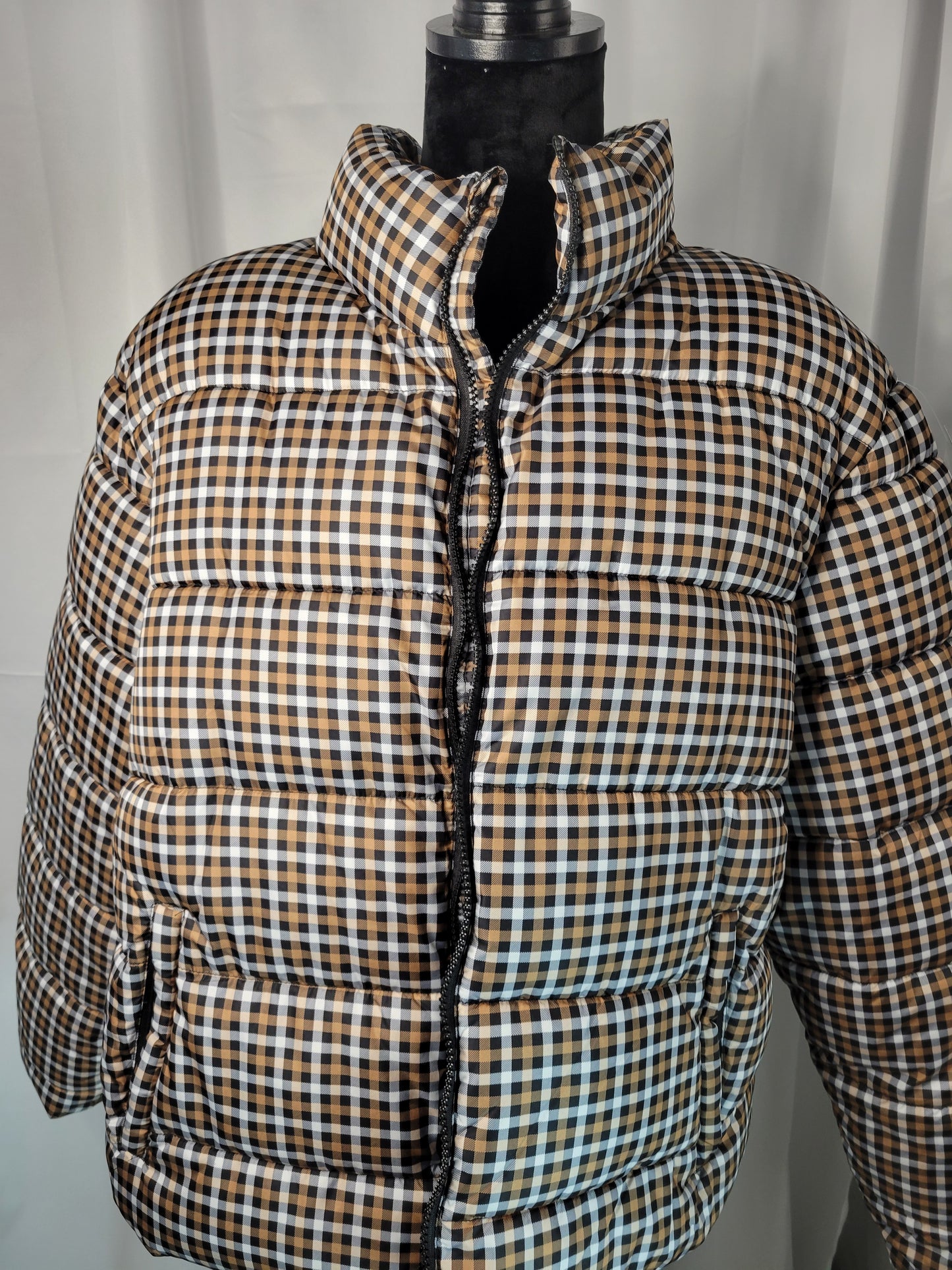 Time + True Preppy Puffer Jacket – Size 1X