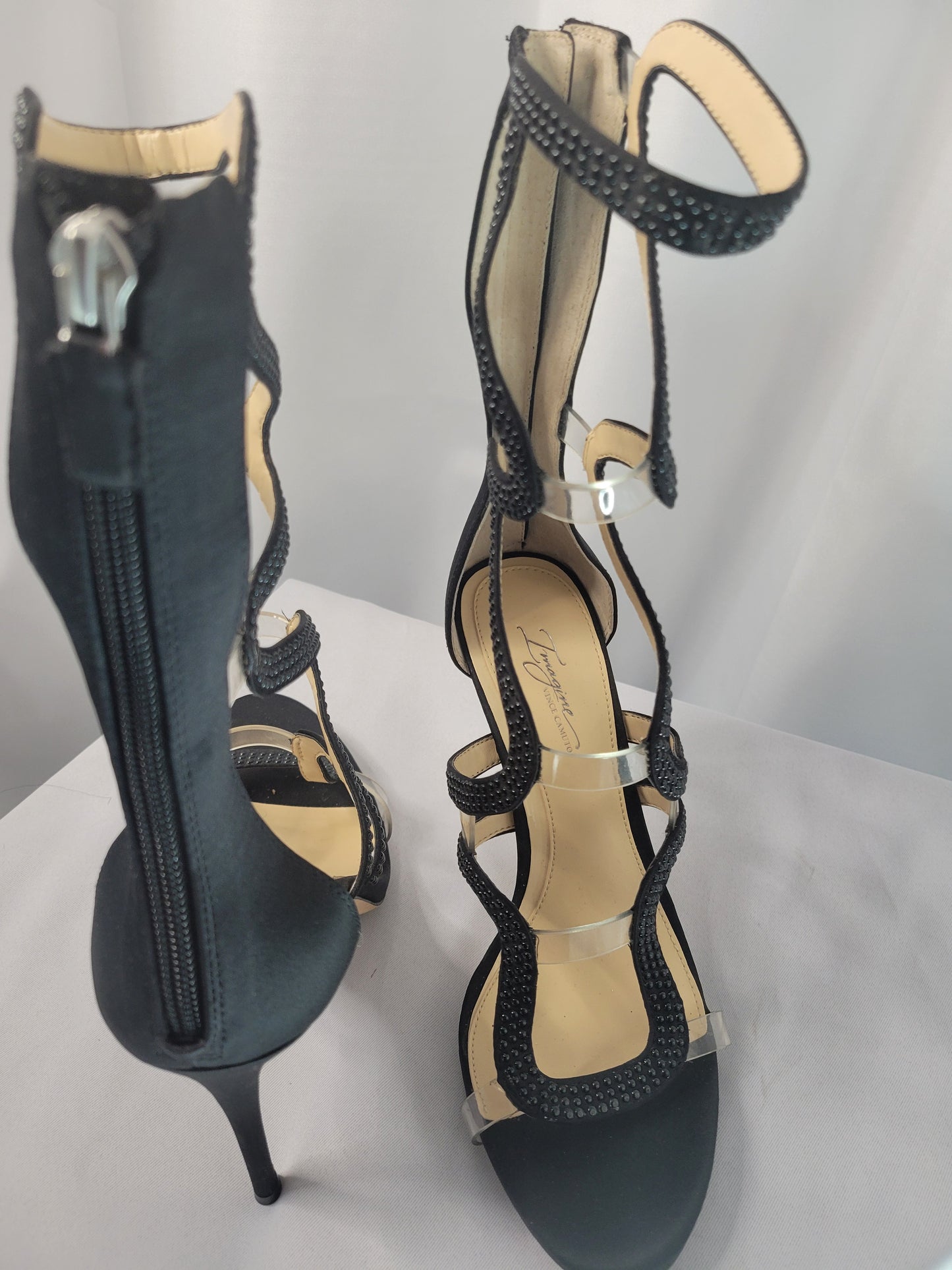 Vince Camuto Inferno Black Sandals- Size 9