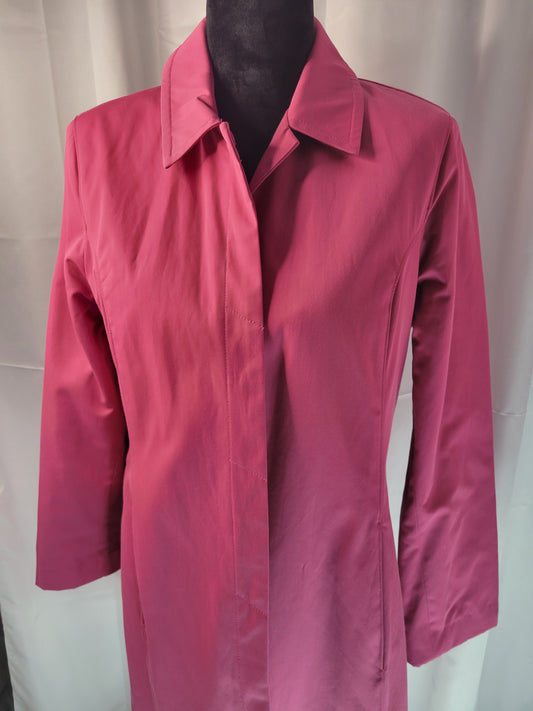 Jones New York Hot Pink Raincoat