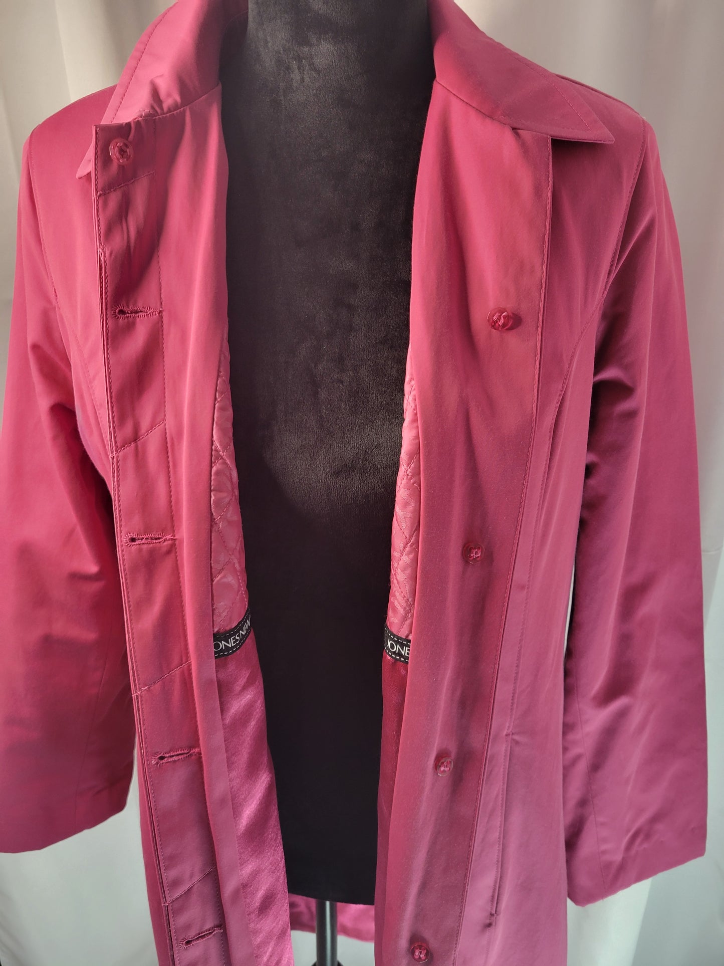 Buffalo David Bitton Hot Pink Faux Leather Moto Jacket