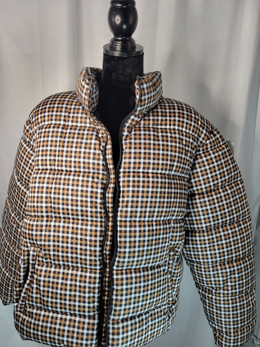 Time + True Preppy Puffer Jacket – Size 1X