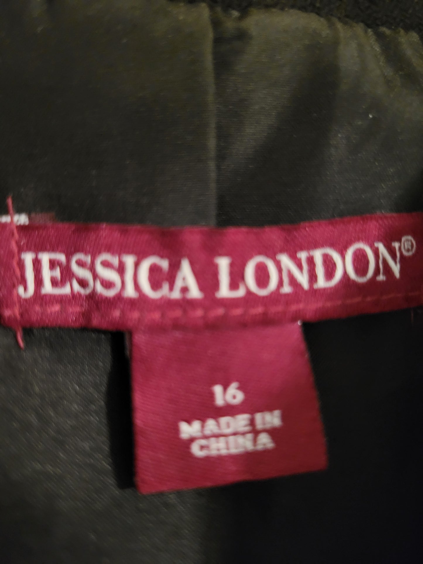 Jessica London Windowpane Belted Jacket - Size 16